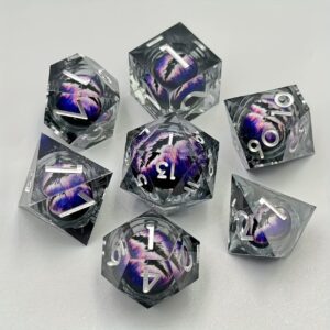 Mystery Dragon Eyes D&D dice set