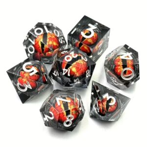 Mystery Dragon Eyes D&D dice set